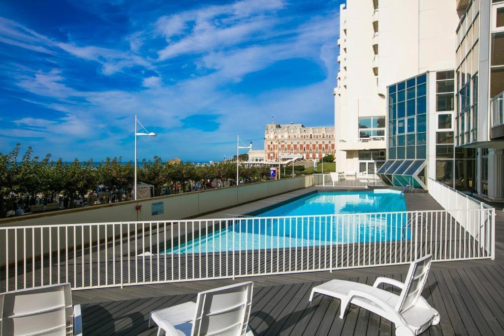 Appartement Le Sahel - Vue Imprenable Sur L'Ocean 비아히쯔 외부 사진